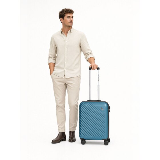 Check.In Paradise 2.0 4 kółka Walizka kabinowa S 55 cm z funkcją poszerzenia