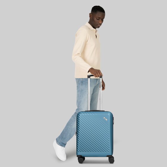 Check.In Paradise 2.0 4 kółka Walizka kabinowy S 55 cm z plisą rozprężną