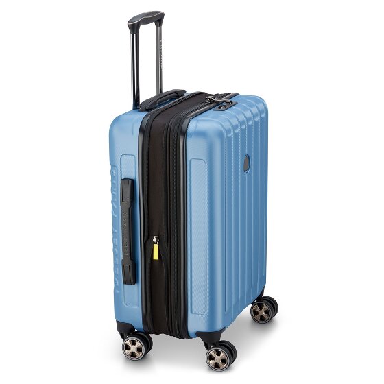 Delsey Paris Longitude 4 kółka Walizka kabinowy 55 cm z plisą rozprężną