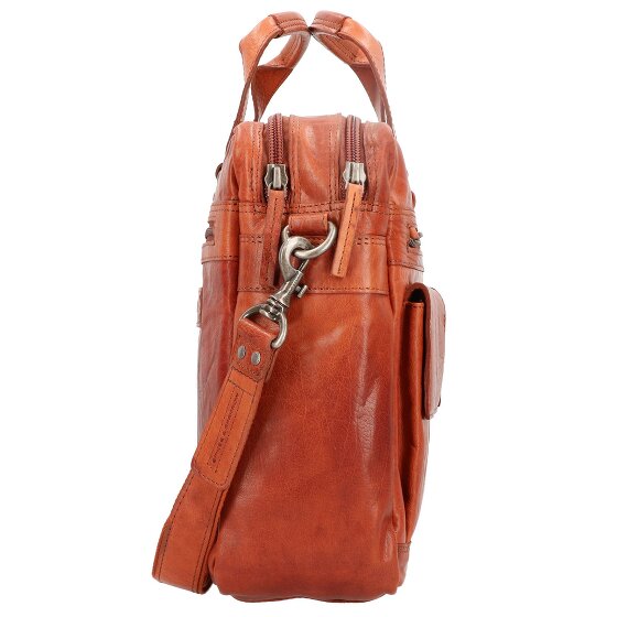 Spikes & Sparrow Teczka skórzana 41 cm przegroda na laptopa