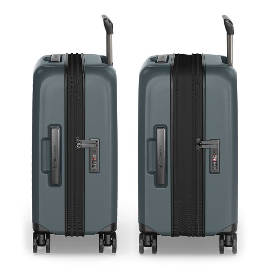 Victorinox Airox Advanced 4 kółka Walizka kabinowy S 55 cm Komora na laptopa z plisą rozprężną