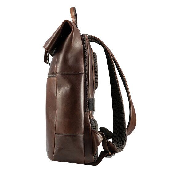 Jost Lund Plecak biznesowy Skórzany 44 cm Komora na laptopa