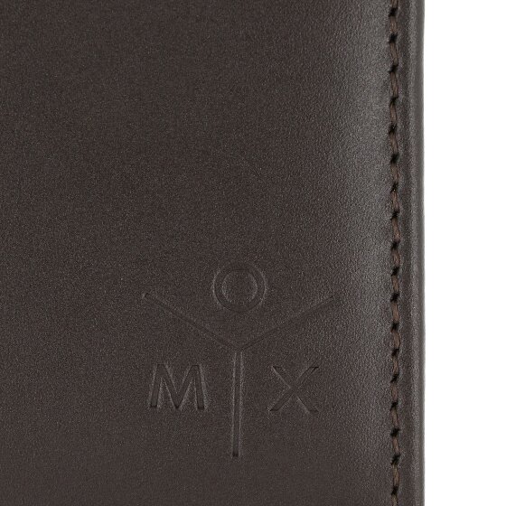 oxmox Leather Portfel Ochrona RFID Skóra 11 cm