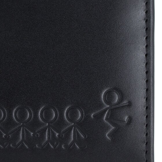 oxmox Leather Portfel Ochrona RFID Skóra 12 cm