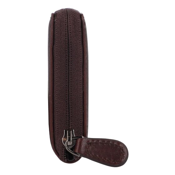 Braun Büffel Arezzo Etui na karty kredytowe Ochrona RFID Skórzany 11.5 cm