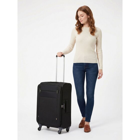 Samsonite Citybeat 4 kółka Walizka 66 cm z funkcją poszerzenia