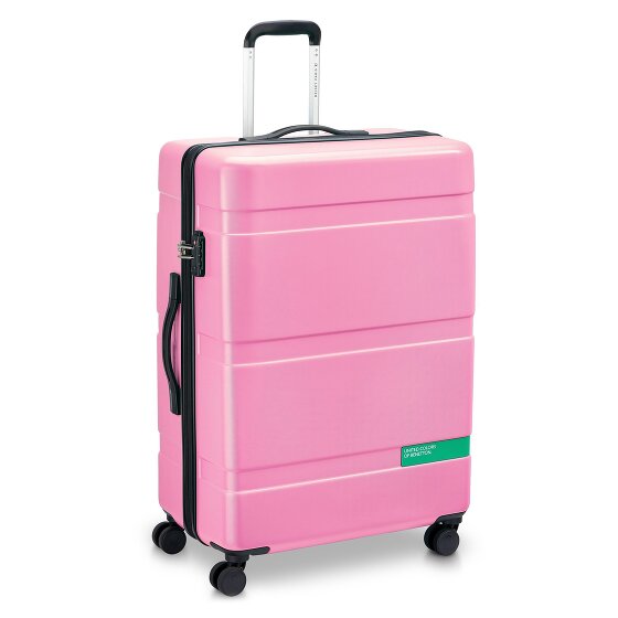 Delsey Paris x Zestaw 4-kołowych walizek United Colors of Benetton Now Hardside 3 szt. z elastycznym zagięciem