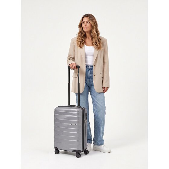 Bergpfeil Travel 4 kółka Walizka kabinowa S 55 cm z funkcją poszerzenia