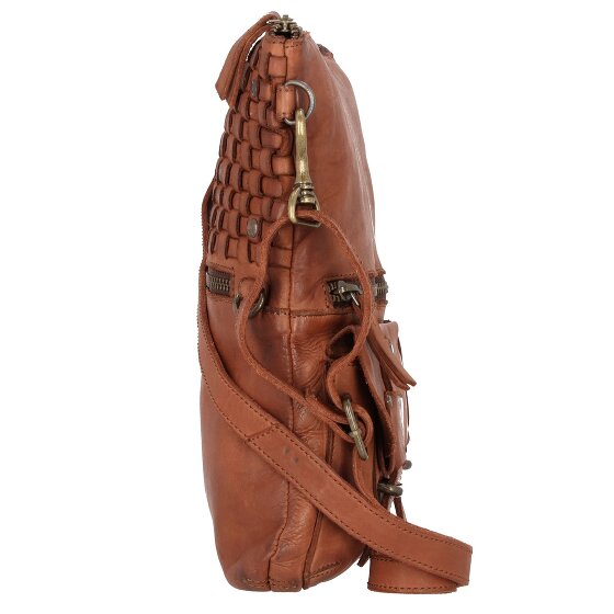 Harbour 2nd Miękka tkana filipińska torba na ramię ze skóry 30 cm