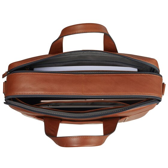 Leonhard Heyden Hamburg Teczka skórzana 40 cm Przegroda na laptopa
