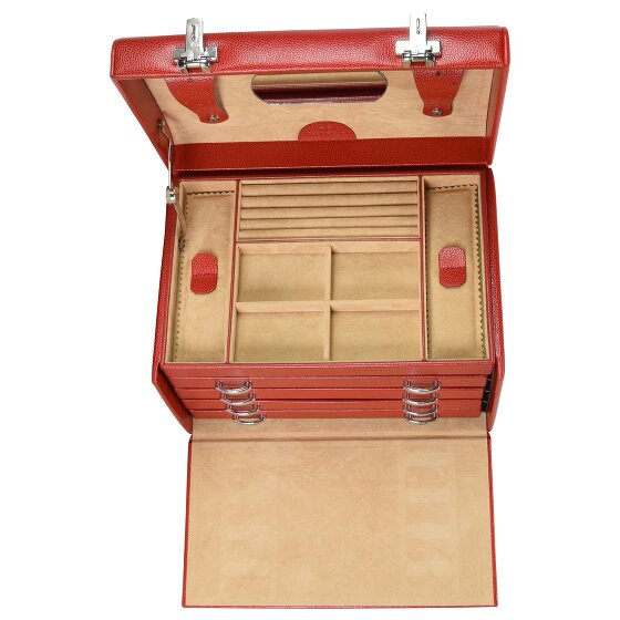 Windrose Etui na biżuterię Beluga 26,5 cm Skóra
