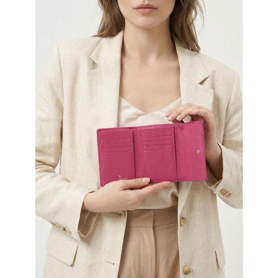 Lazarotti Skórzany portfel Bologna XL z przegrodą na zamek błyskawiczny, skóra 14 cm