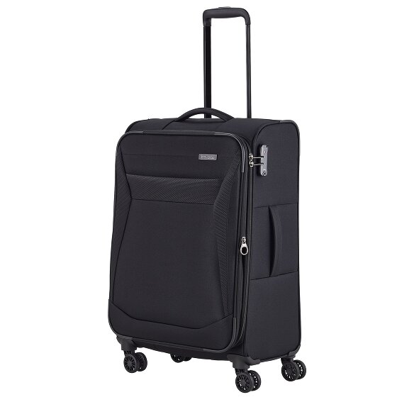 Travelite Chios 4 kółka Zestaw walizek 3-części z plisą rozprężną