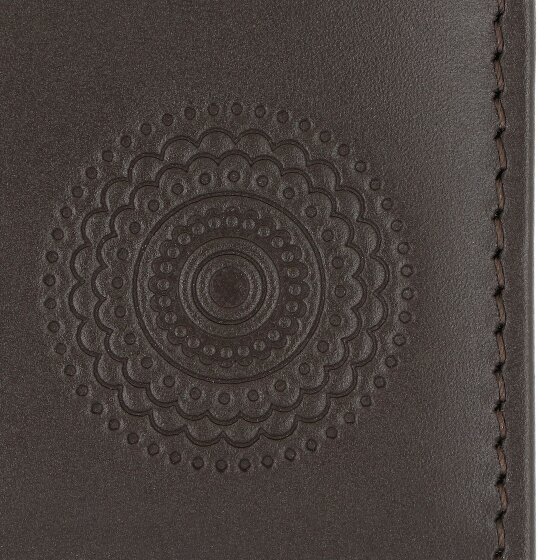 oxmox Leather Portfel Ochrona RFID Skóra 11 cm