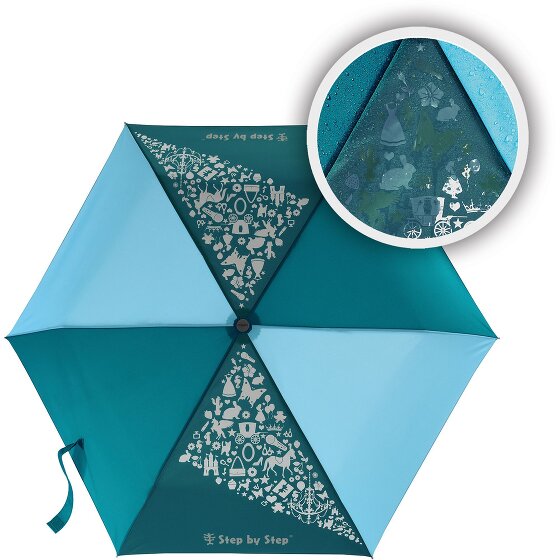 Step by Step Magic Rain Effect Parasolka dziecięca kieszonkowa 22,5 cm