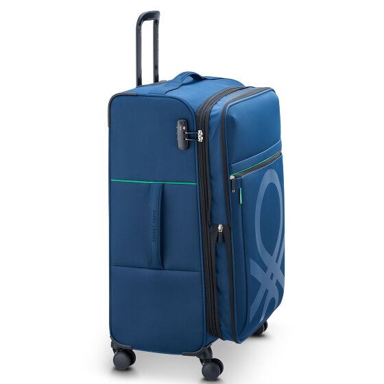 Delsey Paris x United Colors of Benetton Colour Block Wózek na 4 kółkach 77 cm z rozkładanym pałąkiem