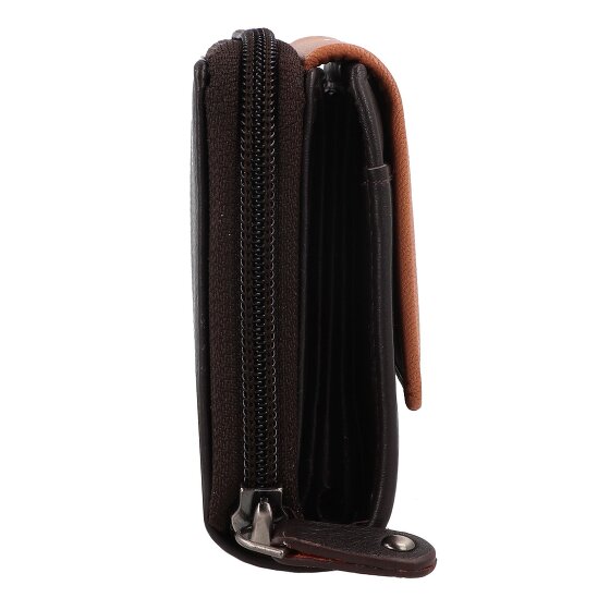 Greenburry Nappa Portfel Ochrona RFID Skórzany 14 cm