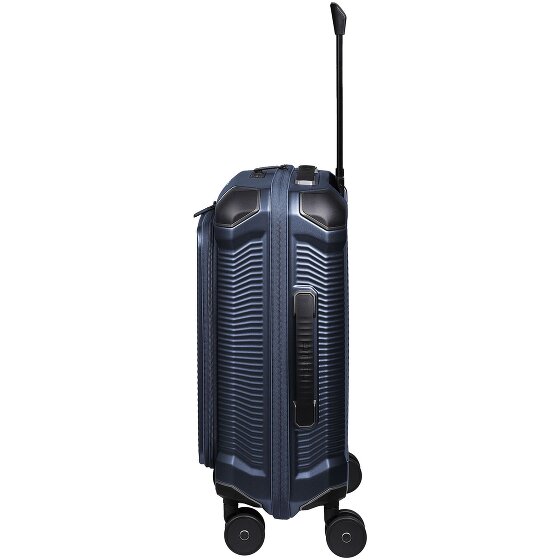 Travelite Millennium 4 kółka Walizka kabinowa 55 cm Komora na laptopa