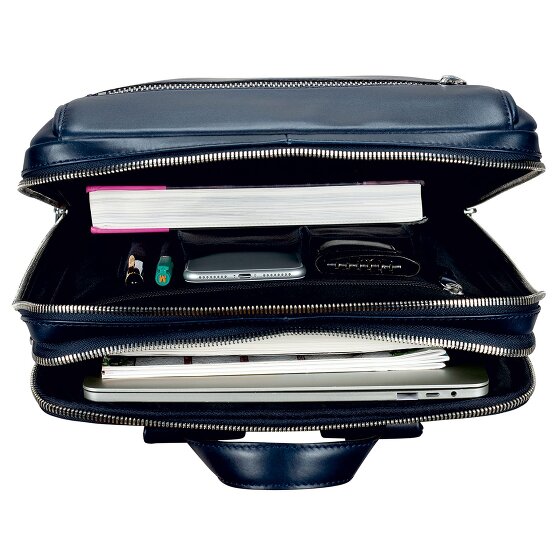 Leonhard Heyden Montreal Plecak biznesowy Skórzany 44 cm Komora na laptopa