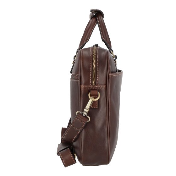 Castelijn & Beerens Skórzana aktówka Verona RFID z przegrodą na laptopa 41 cm