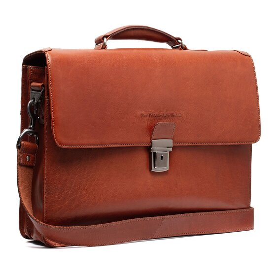 The Chesterfield Brand Salvatore Briefcase Messenger Skórzany 42 cm Komora na laptopa