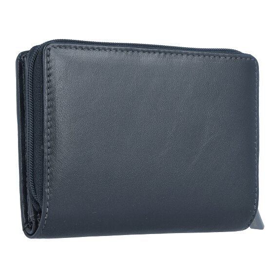 Greenland Nature Black Nappa Wallet RFID Leather 9,5 cm