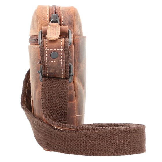 Jack Kinsky Baltimore 1 Skórzana torba na ramię 14 cm