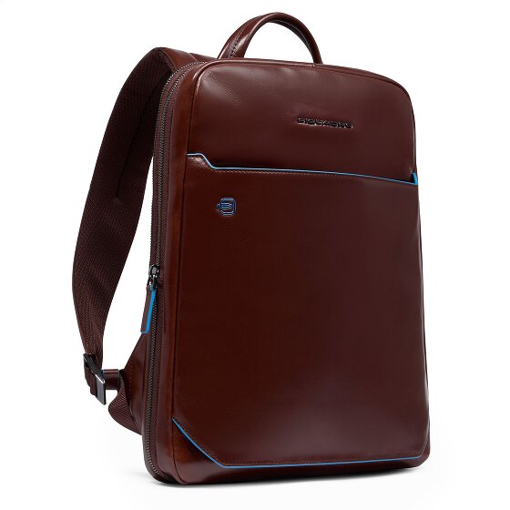 Piquadro Blue Square Plecak Ochrona RFID Skórzany 37 cm Komora na laptopa