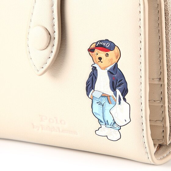 POLO RALPH LAUREN Bear Portfel Skórzany 10 cm