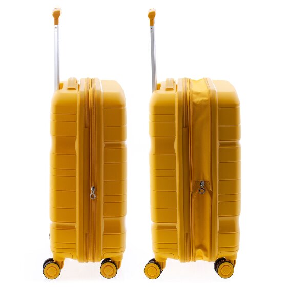 Gladiator 3800 4 kółka Walizka kabinowy 55 cm z plisą rozprężną