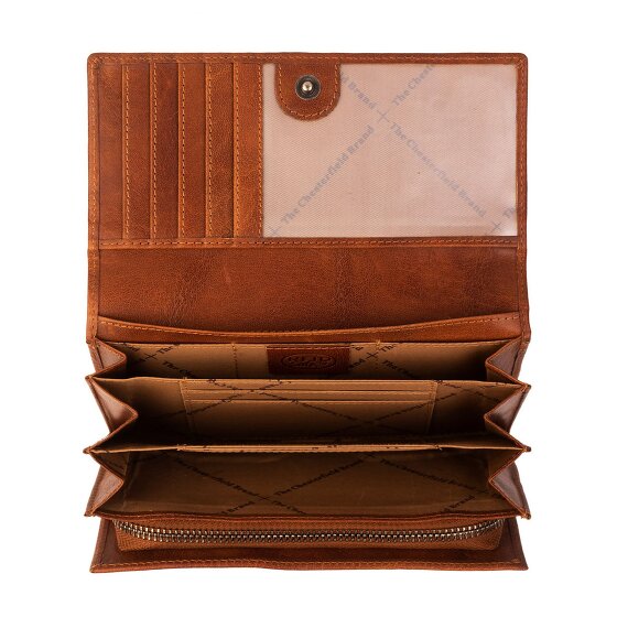 The Chesterfield Brand Hampton Portfel Ochrona RFID Skórzany 18 cm