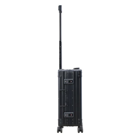 Aleon Walizka kabinowa Traveler International z 4 kółkami, Aluminium, 55 cm