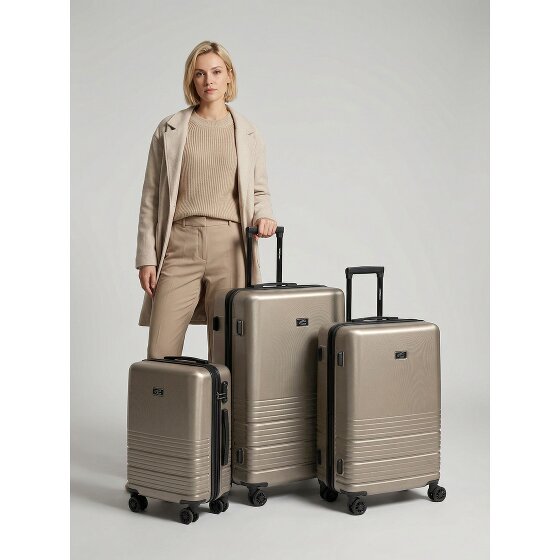camel active Hanoi 4 kółka Zestaw walizek 3-części z funkcją poszerzenia