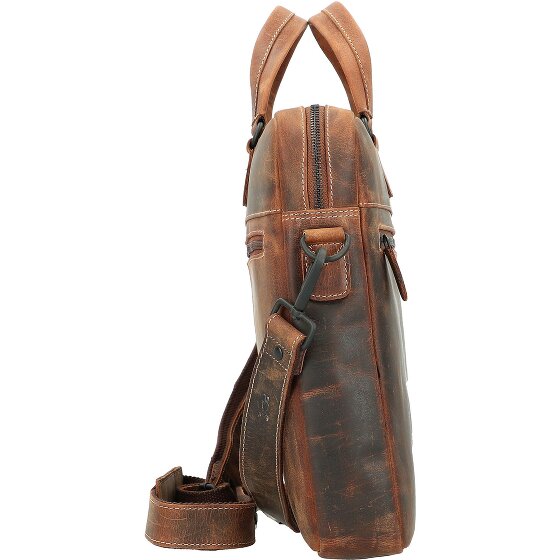 Jack Kinsky Teczka Baltimore 8 Skórzana przegroda na laptopa 40 cm