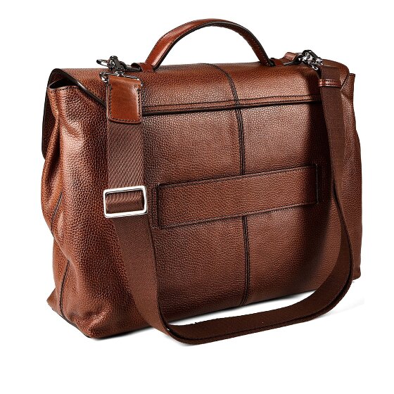 The Bridge Biagio Briefcase Messenger Skórzany 41 cm Komora na laptopa