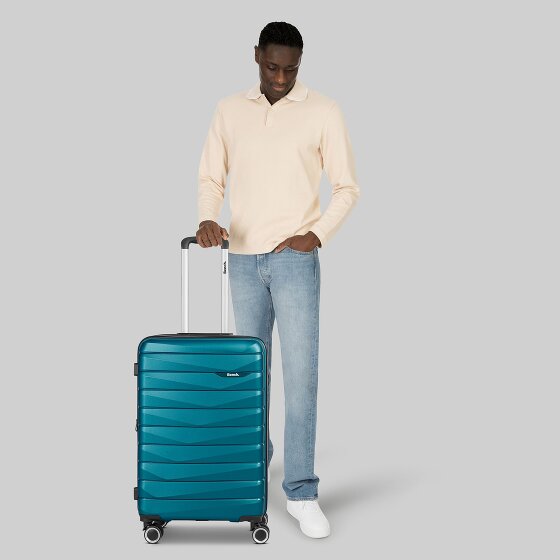 Bench Paris 4 kółka Walizka M 66 cm z plisą rozprężną