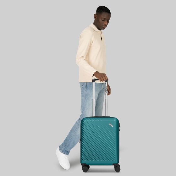 Check.In Paradise 2.0 4 kółka Walizka kabinowy S 55 cm z plisą rozprężną