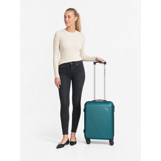 Check.In Paradise 2.0 4 kółka Walizka kabinowa S 55 cm z funkcją poszerzenia