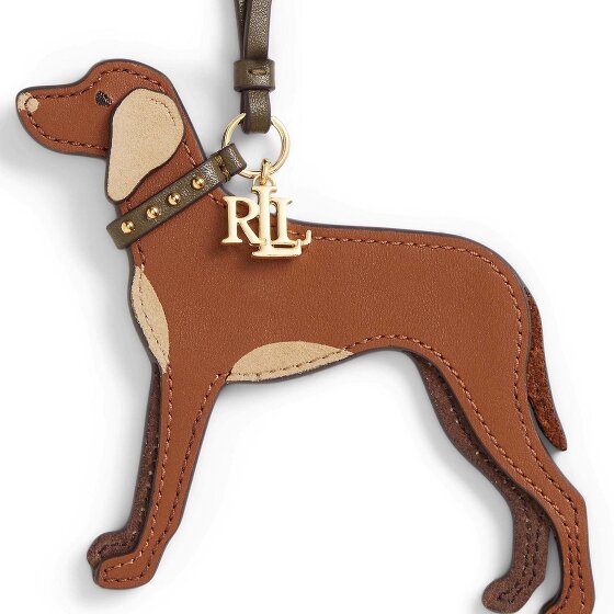 Lauren Ralph Lauren Skórzana przywieszka do torby Viszla 10 cm