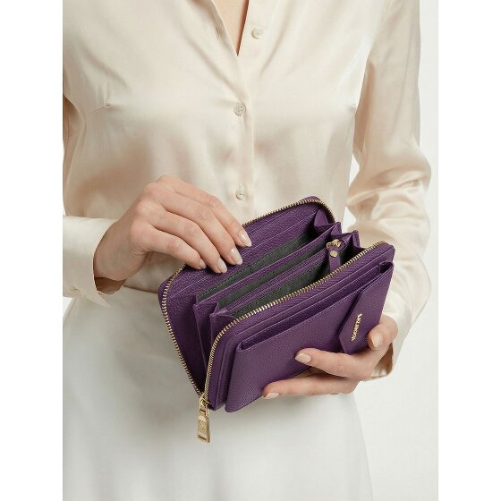 Lazarotti Skórzane etui na telefon komórkowy Bologna z zamkiem błyskawicznym 19 cm