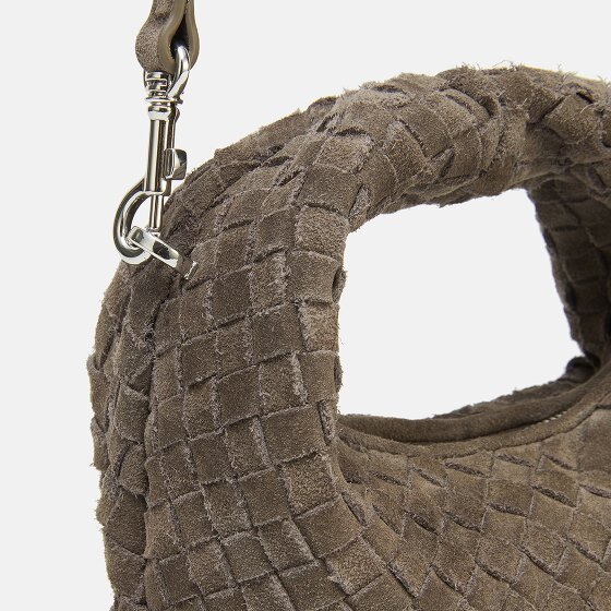 LES VISIONNAIRES Greta Micro weave Torba Skóra 20 cm