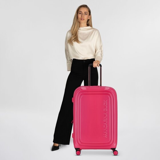 Mandarina Duck Logoduck + Metal 4 kółka Walizka L 75 cm z plisą rozprężną