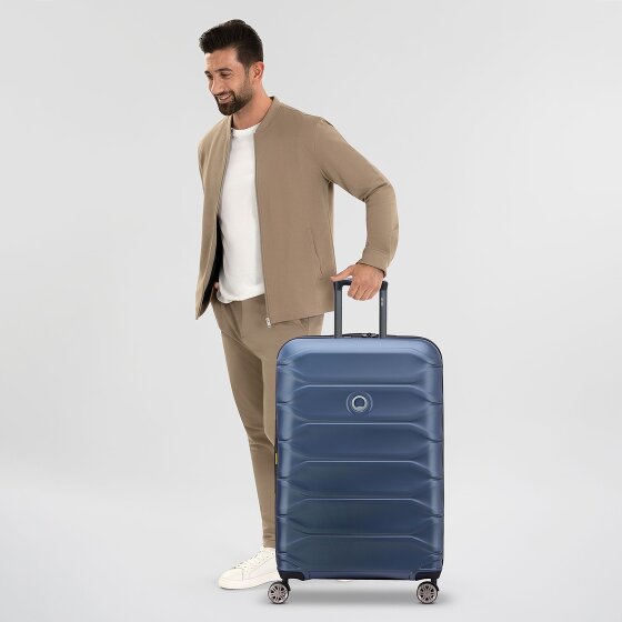 Delsey Paris Meteor 4 kółka Walizka L 78 cm z plisą rozprężną