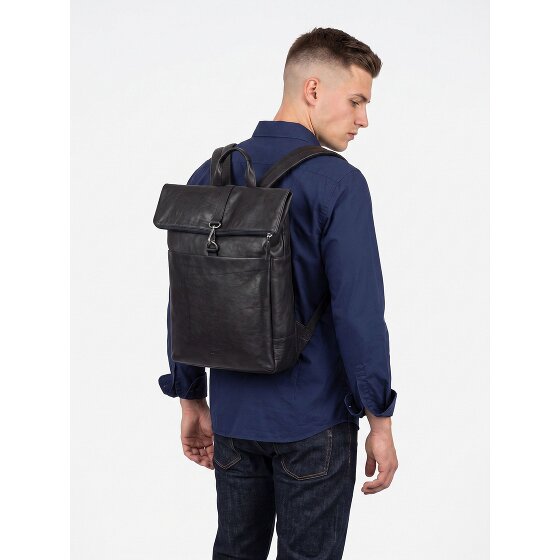Jost Glasgow Plecak Ochrona RFID Skóra 42 cm Komora na laptopa