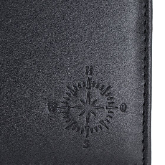 oxmox Leather Portfel Ochrona RFID Skóra 12 cm