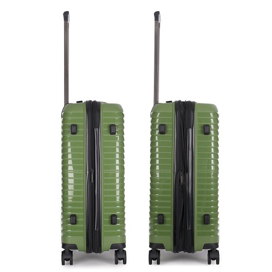 Stratic Bright+ 4 kółka Walizka M 66 cm z plisą rozprężną