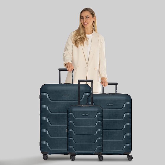 Smartbox Edition 01 4 kółka Zestaw walizek 3-części z plisą rozprężną