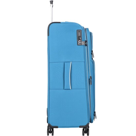 d&n Travel Line 9204 4 kółka Walizka L 76 cm z plisą rozprężną