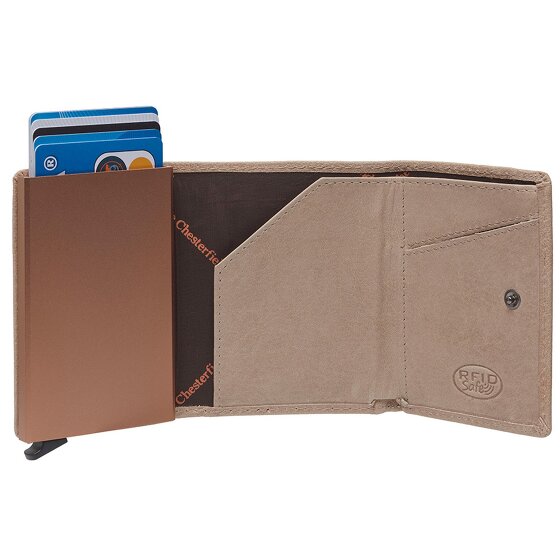 The Chesterfield Brand Paris Etui na karty kredytowe Ochrona RFID Skórzany 7 cm