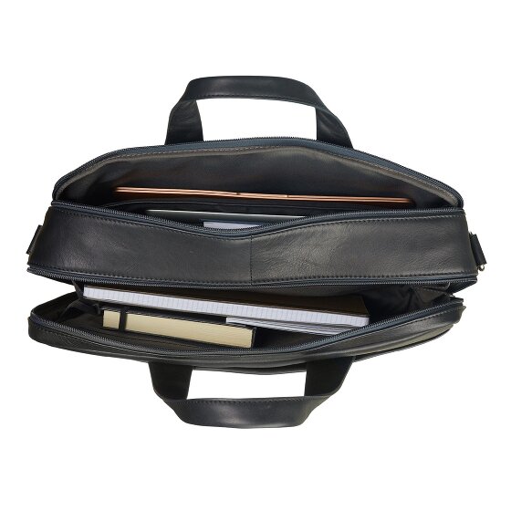 Leonhard Heyden Hamburg Teczka skórzana 40 cm Przegroda na laptopa